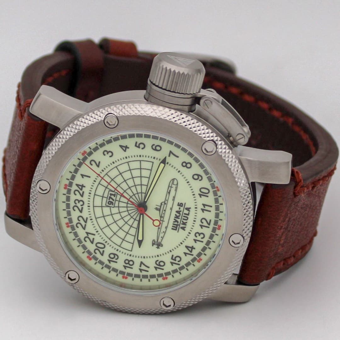 Часы 971 Щука-Б (Акула), механизм Восток 2415.01