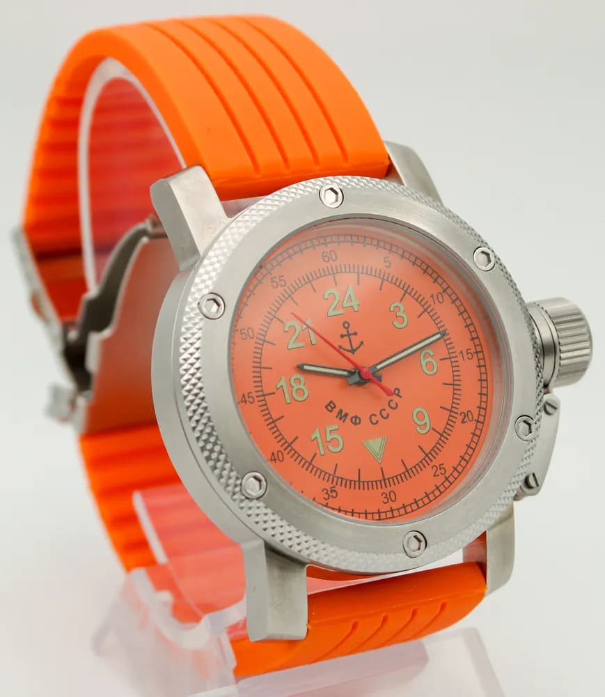 Часы ВМФ СССР механические 013.15 механизм Ракета 2623