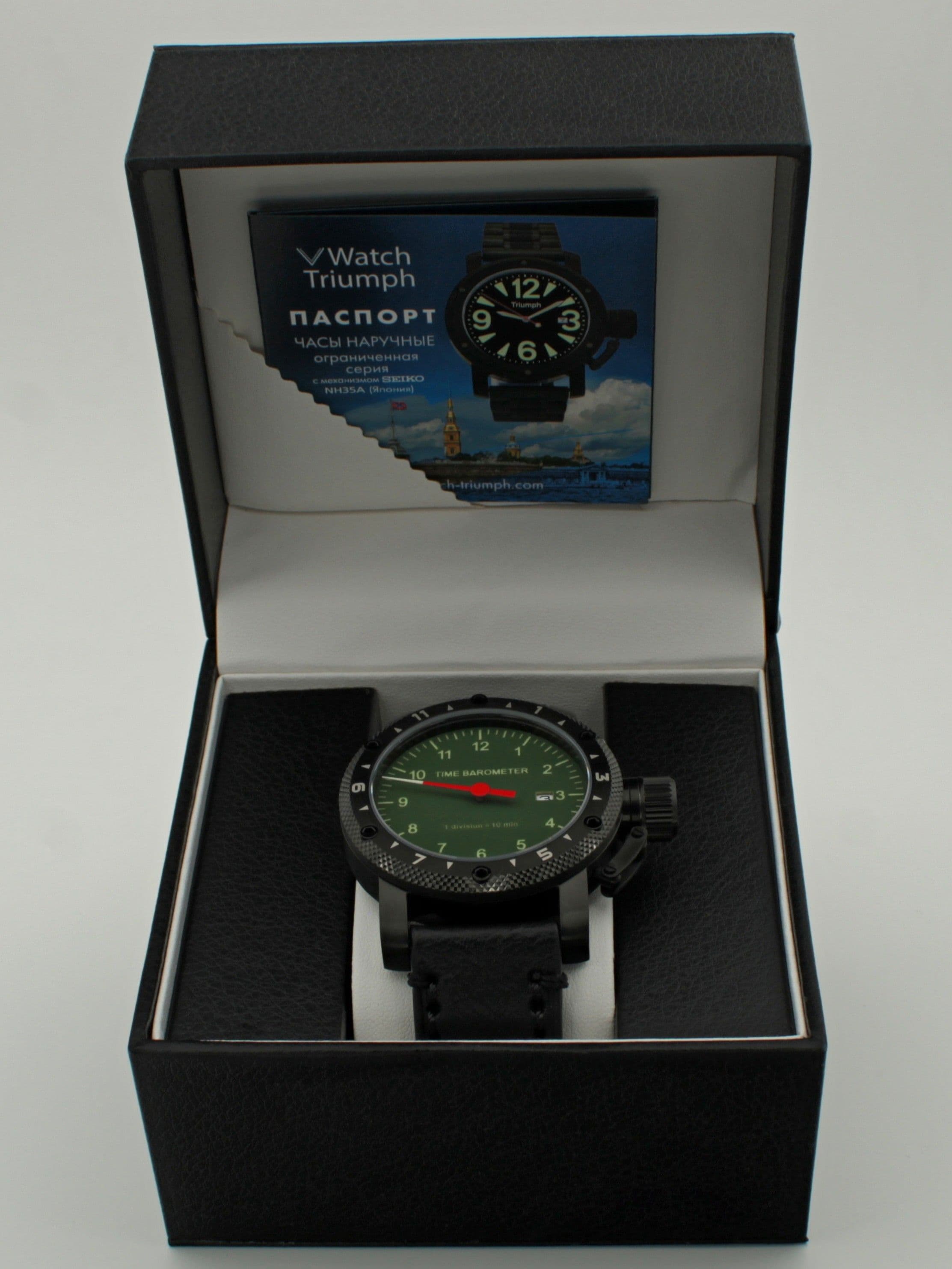 Часы Time Barometer однострелочные механические с автоподзаводом (Seiko NH35A) 147.180.01