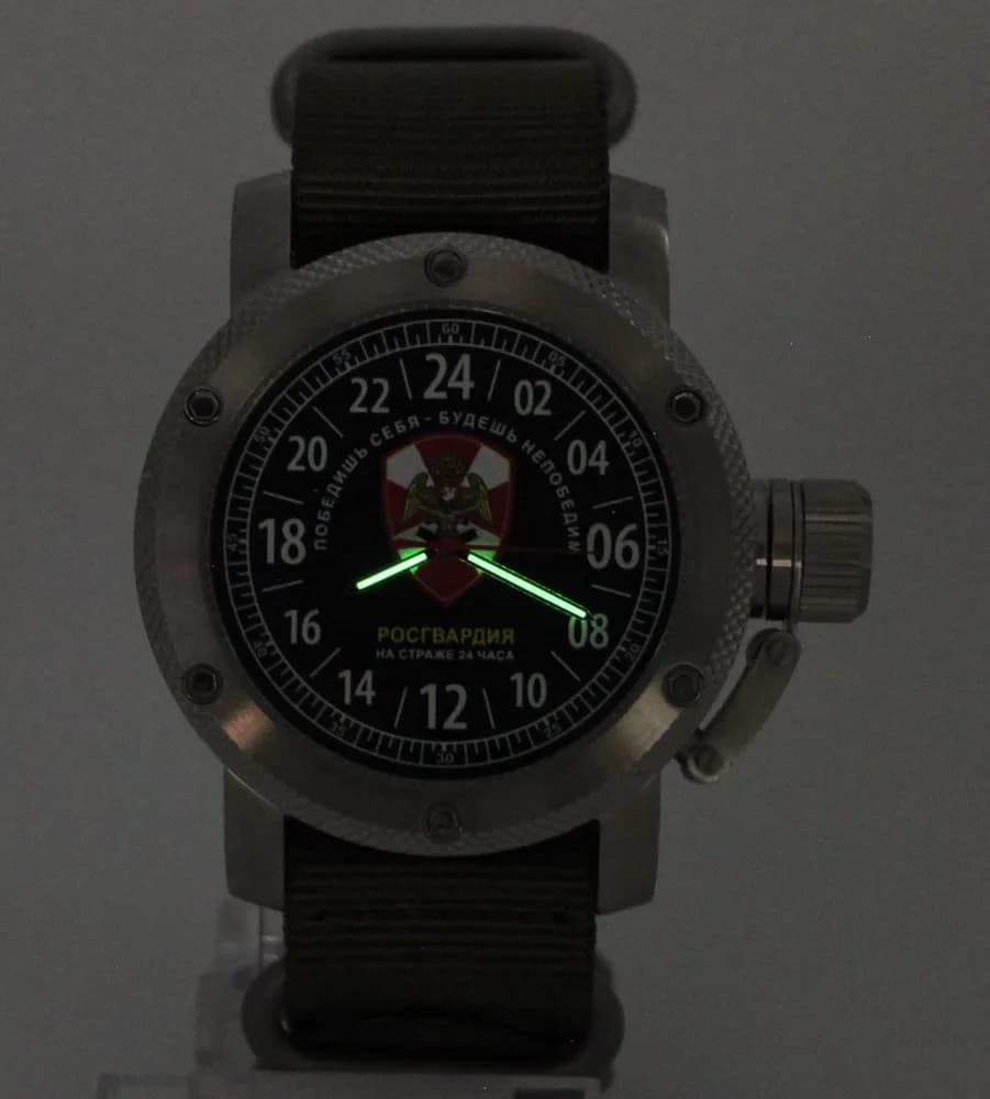 Часы наручные Росгвардия 1164.21 механические с автоподзаводом (сапфировое стекло),  механизм Восток 2431
