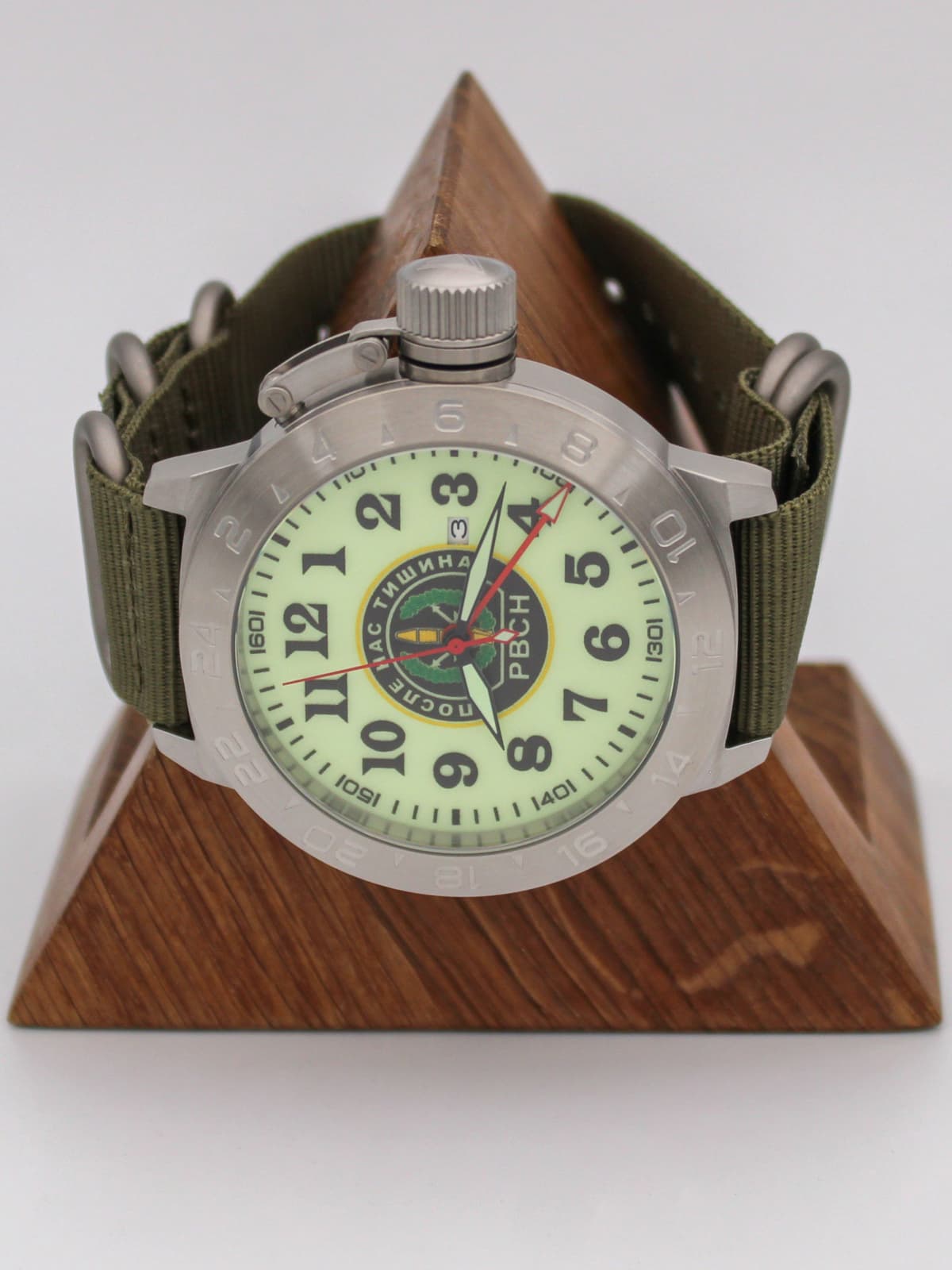 Часы РВСН механические с автоподзаводом (Seiko NH34A) 52.307.21