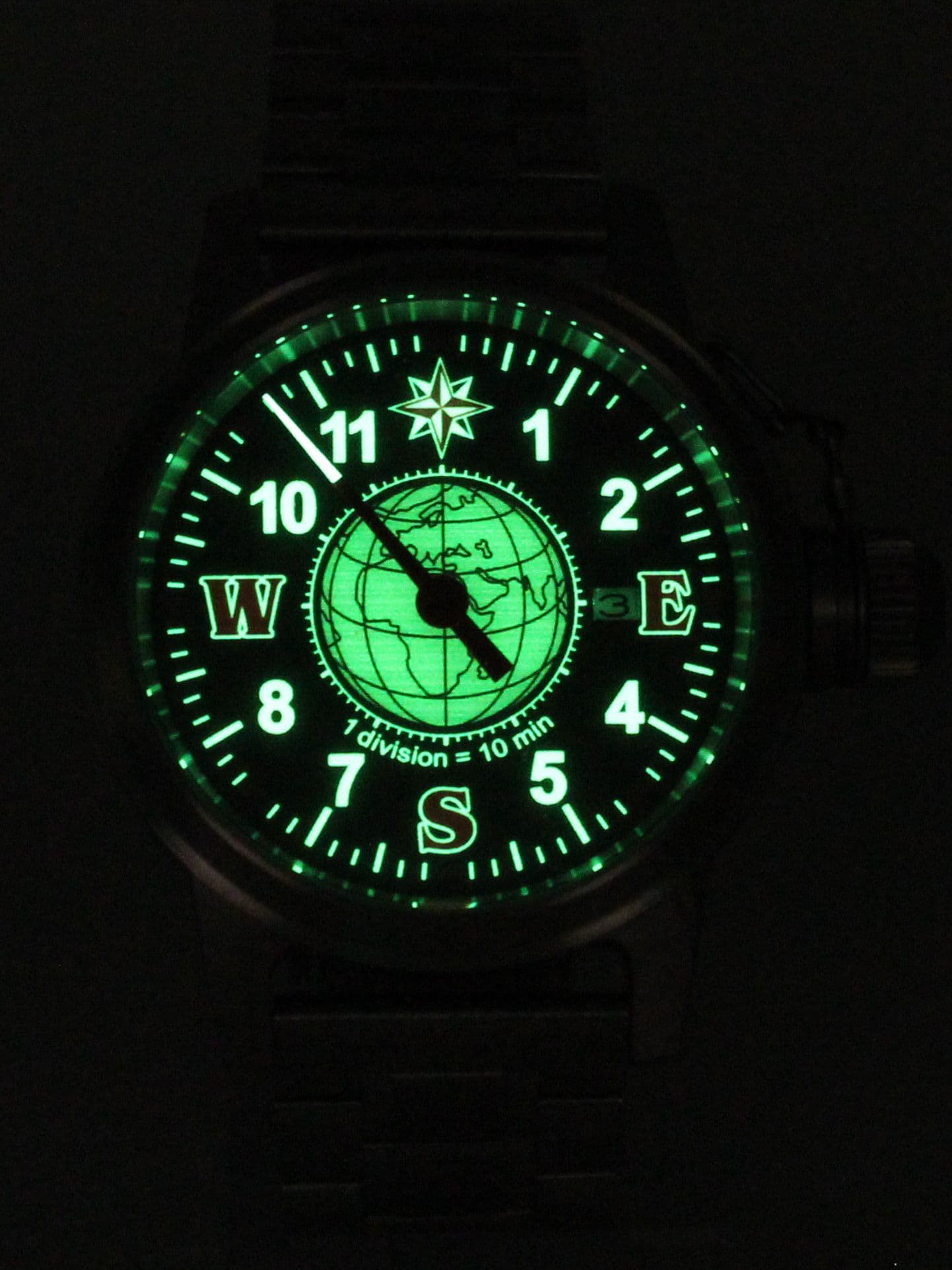 Часы Компас однострелочные механические с автоподзаводом (Seiko NH35A) 45.185.2