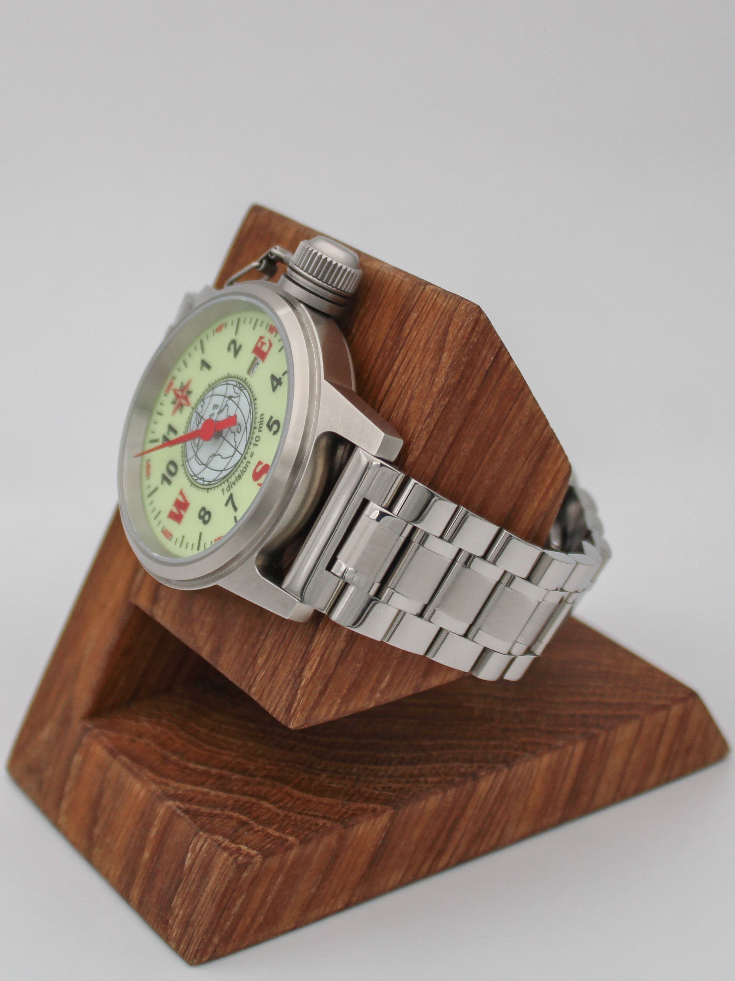 Часы Компас однострелочные механические с автоподзаводом (Seiko NH35A) 45.184.2