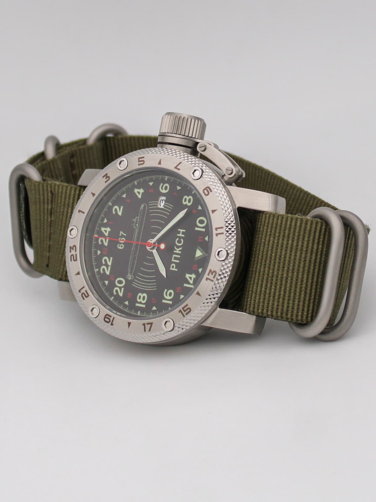 Часы 667 РПКСН кварцевые (Ronda 515.24H) Q47.039.21