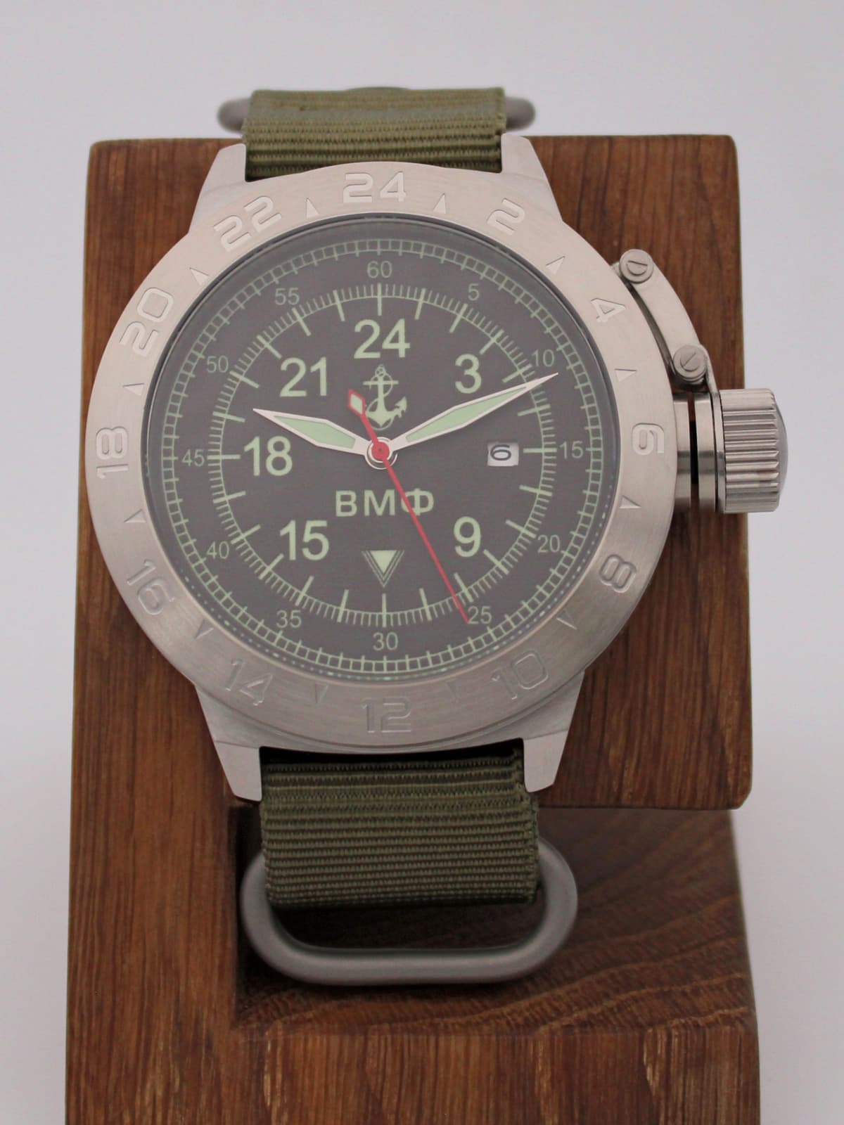 Часы ВМФ механические с автоподзаводом (Seiko NH34A) 52.060.21