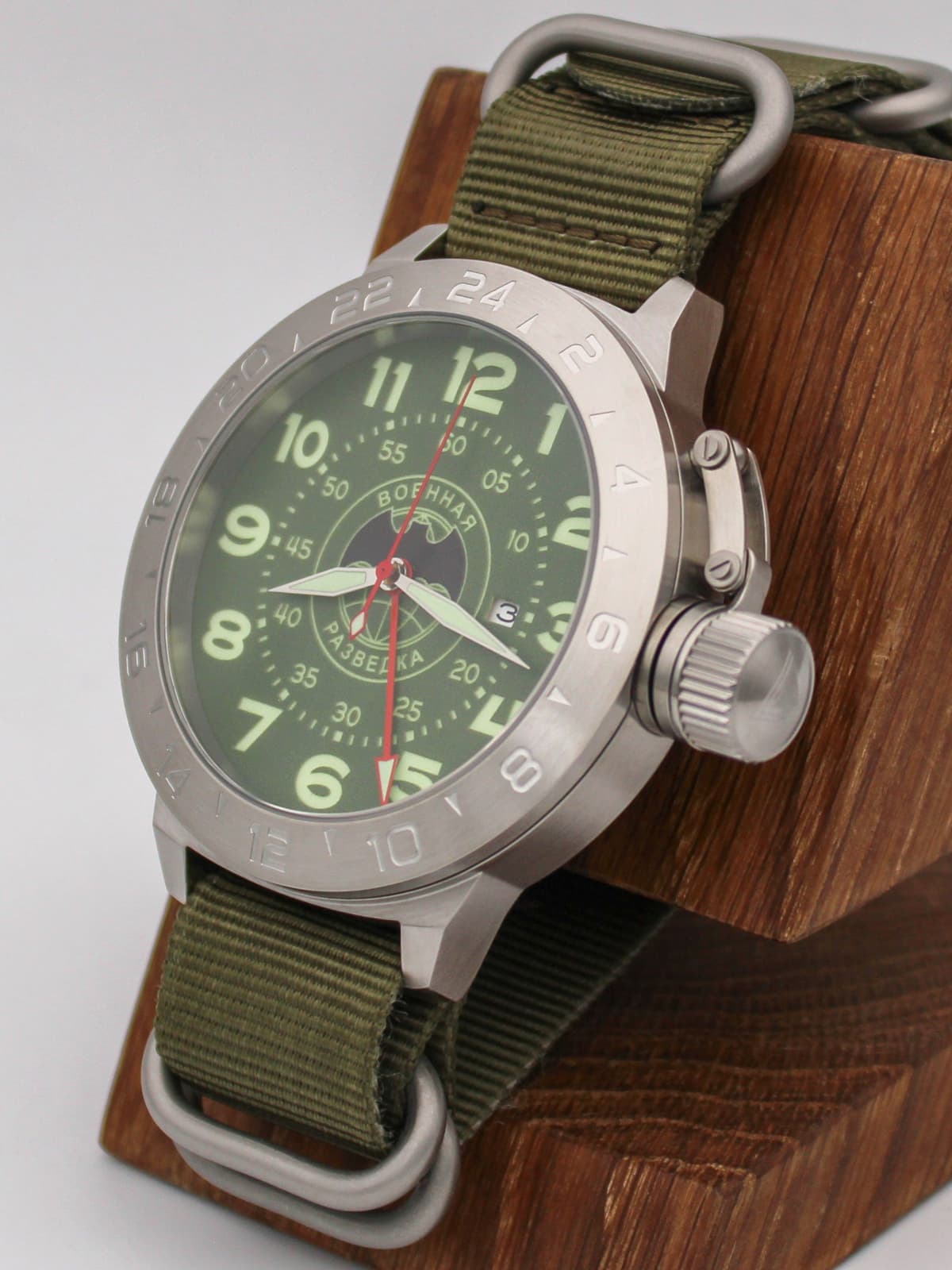 Часы Военная разведка механические с автоподзаводом (Seiko NH34A) 52.267.21