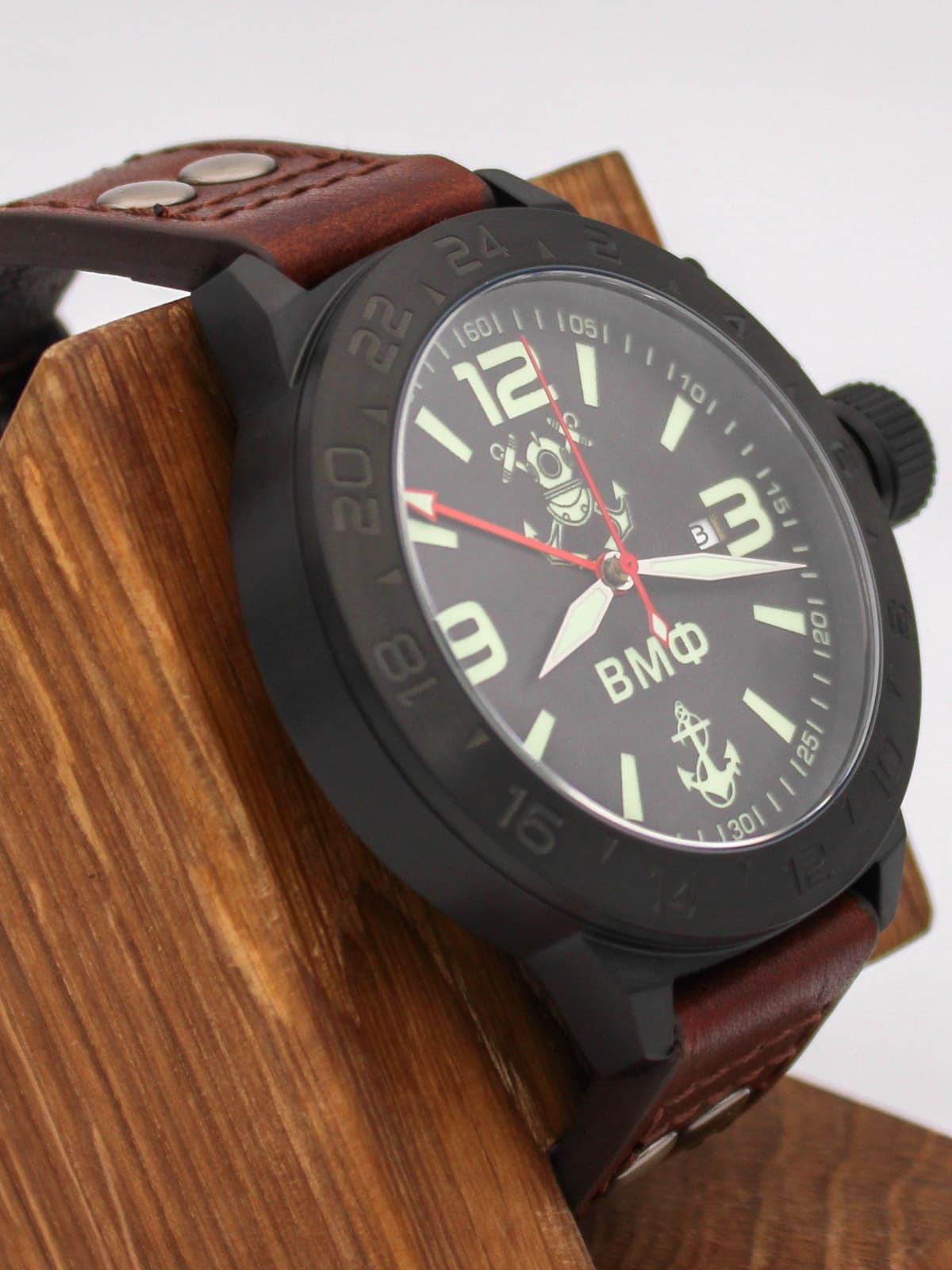 Часы ВМФ механические с автоподзаводом (Seiko NH34A) 152.026.02