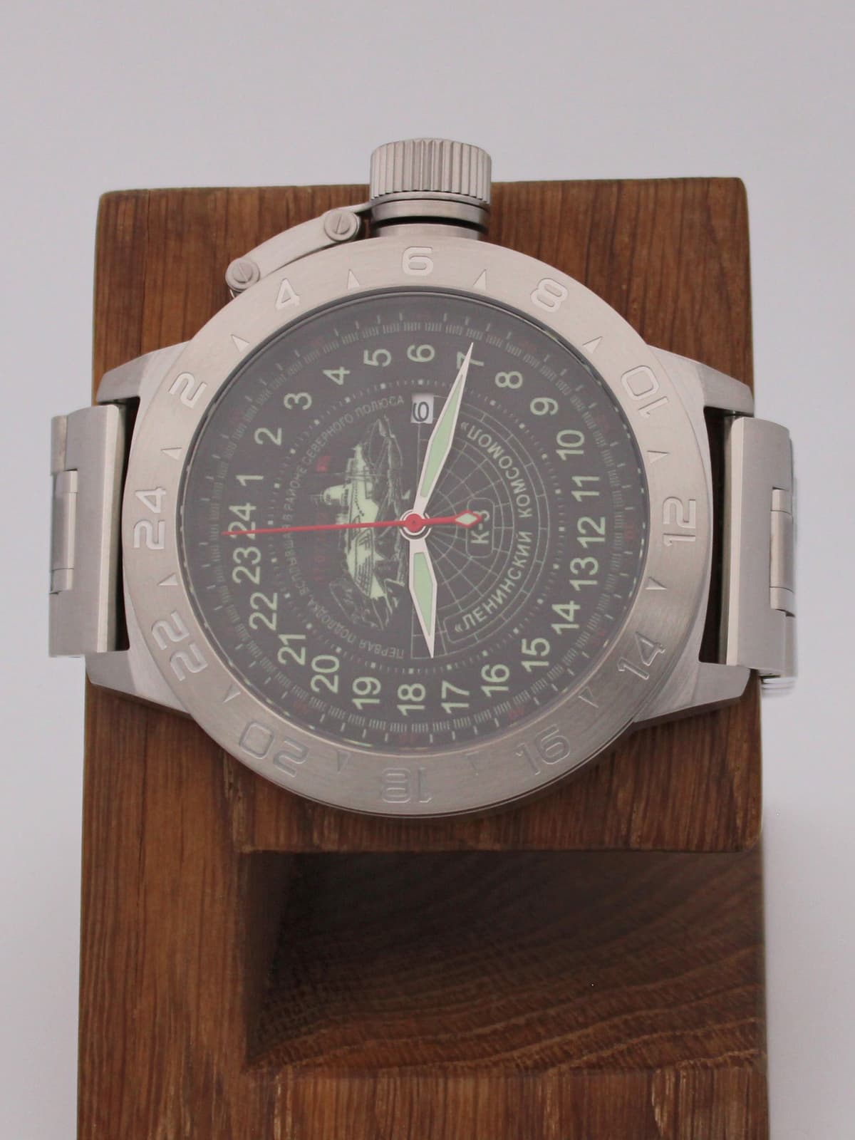 Часы К-3 "Ленинский комсомол" механические с автоподзаводом (Seiko NH34A) 52.152.2