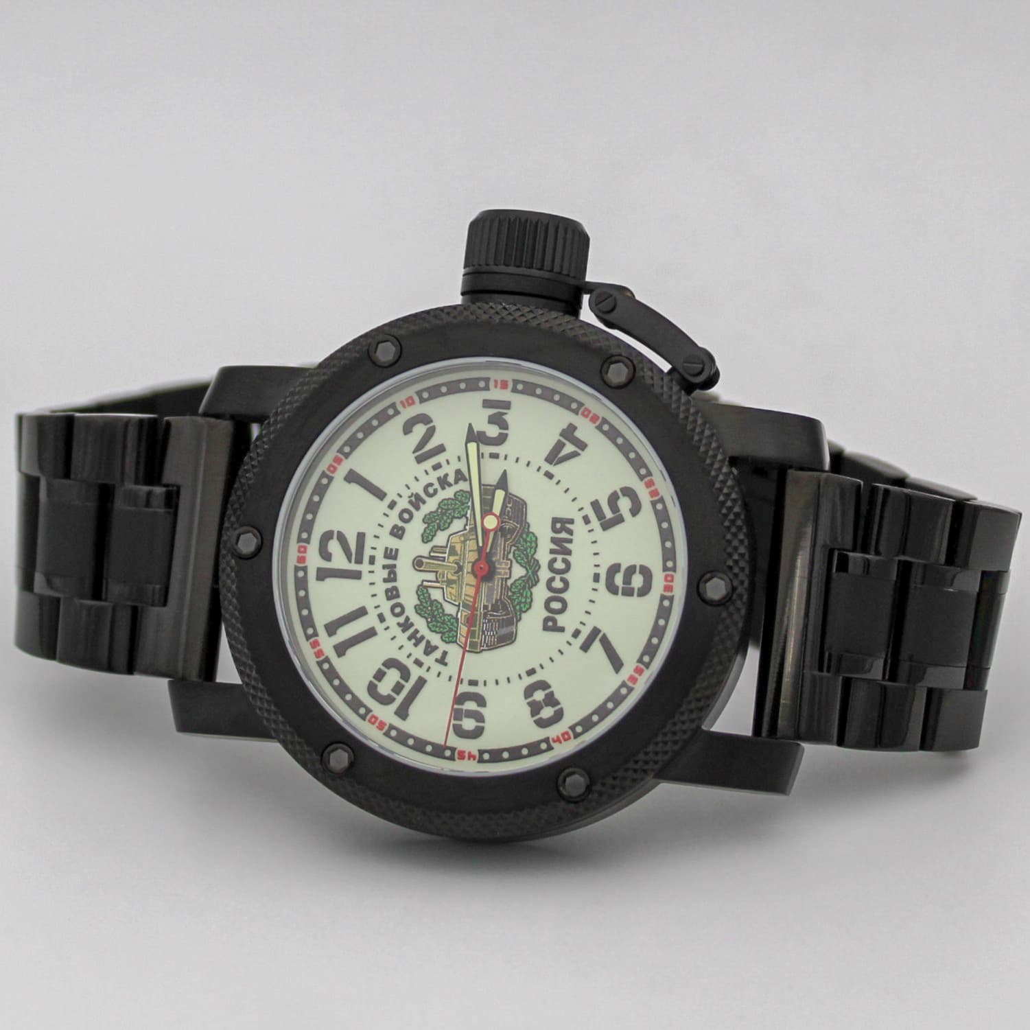 Часы Танковые войска РОССИЯ, механизм Восток 2415.01