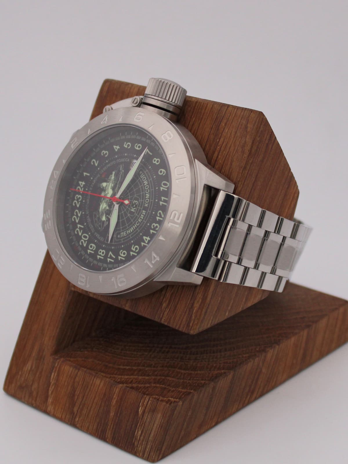 Часы К-3 "Ленинский комсомол" механические с автоподзаводом (Seiko NH34A) 52.152.2