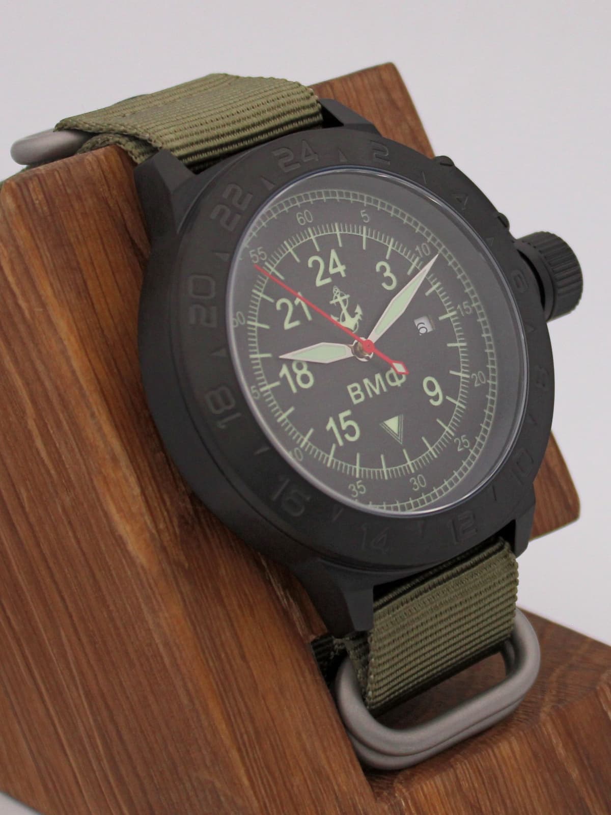 Часы ВМФ кварцевые (Ronda 515.24H) Q152.060.21