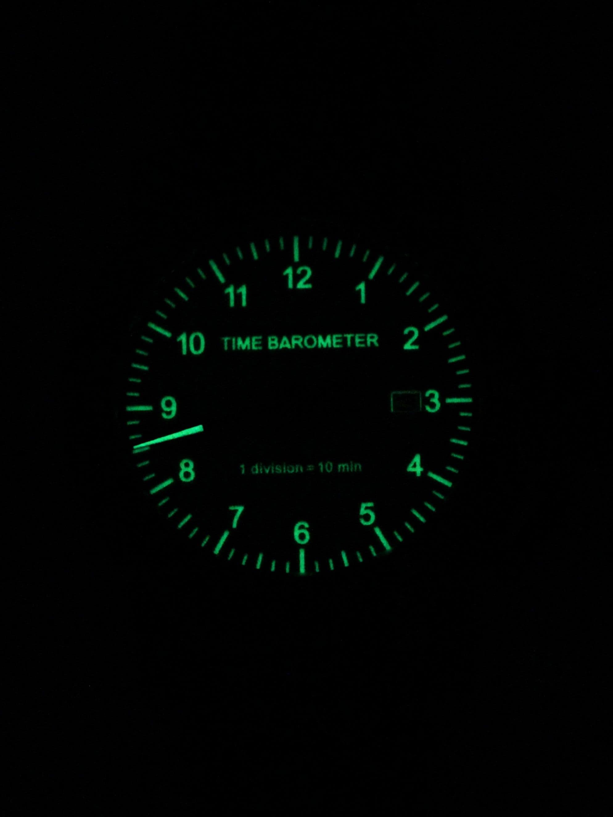 Часы Time Barometer однострелочные механические с автоподзаводом (Seiko NH35A) 147.180.1