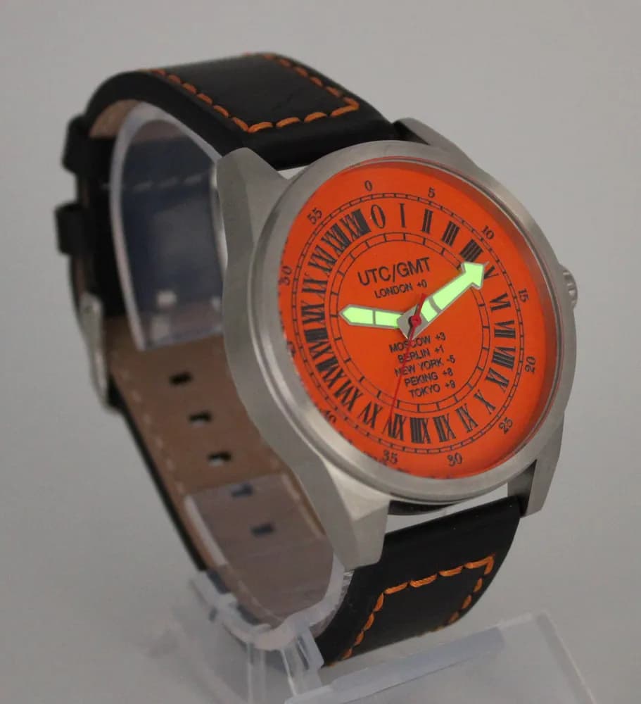 Часы UTC / GMT 21.234.015 механические, механизм Ракета 2623Н