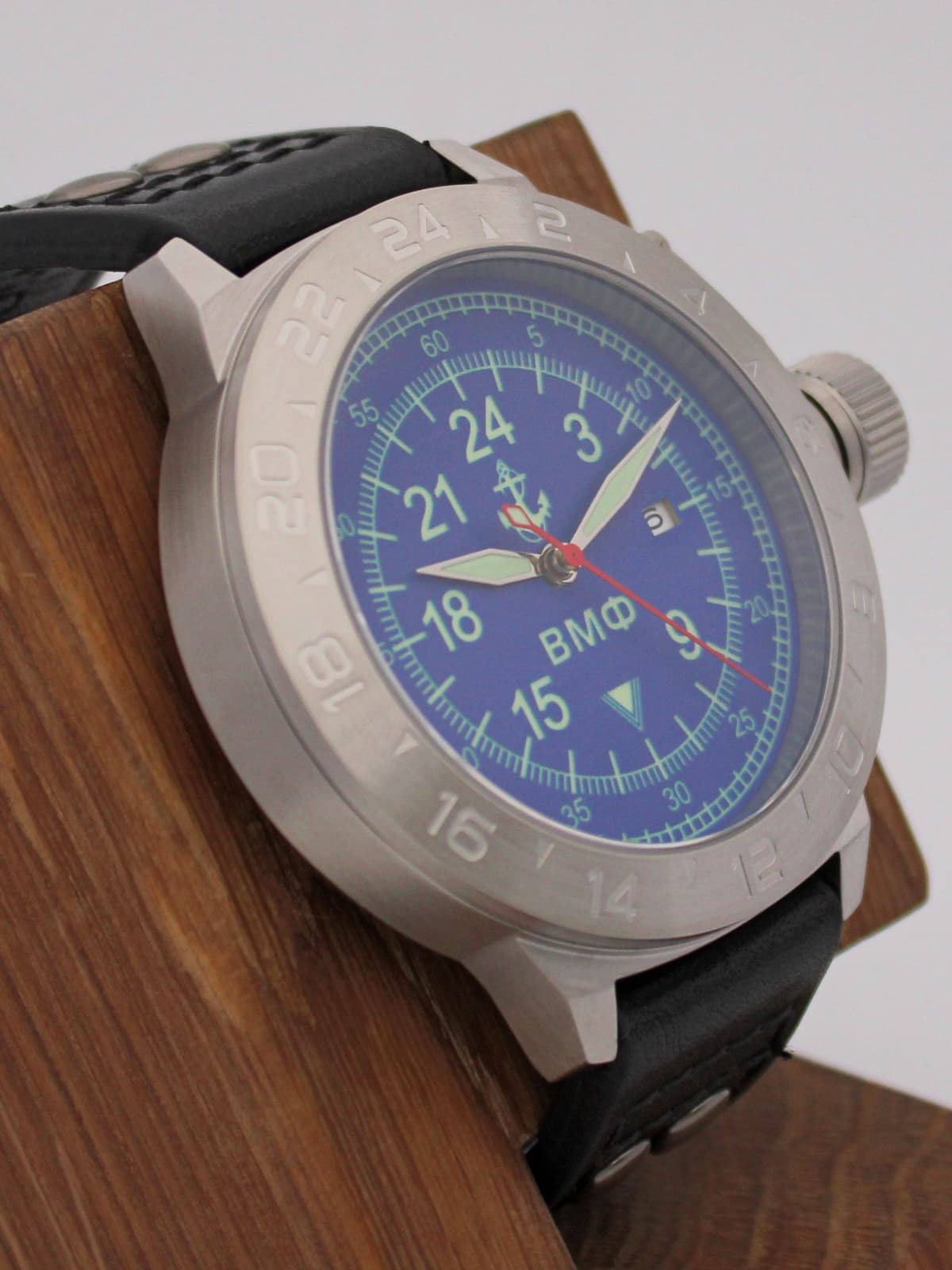 Часы ВМФ механические с автоподзаводом (Seiko NH34A) 52.070.01