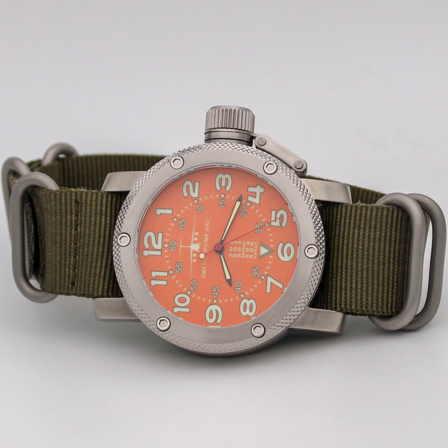 Часы  ВДВ ИЛ-76 механические,  механизм Ракета 2609 НА, противоударные.