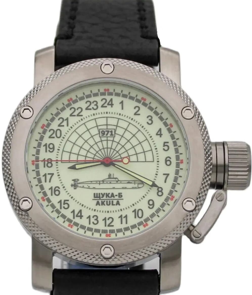 Часы 971 Щука-Б (Акула), механизм Восток 2415.01