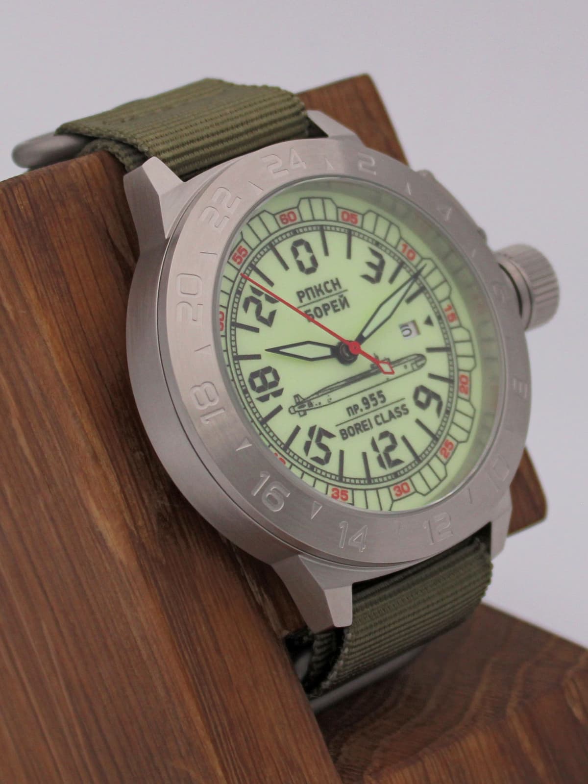 Часы РПКСН 955 Борей (Borei class) механические с автоподзаводом (Seiko NH34A) 52.190.21