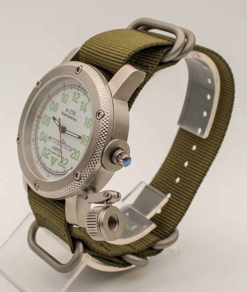 Часы К-278 / Комсомолец (Mike) 1041.21 механические с автоподзаводом (сапфировое стекло), механизм Восток 2431