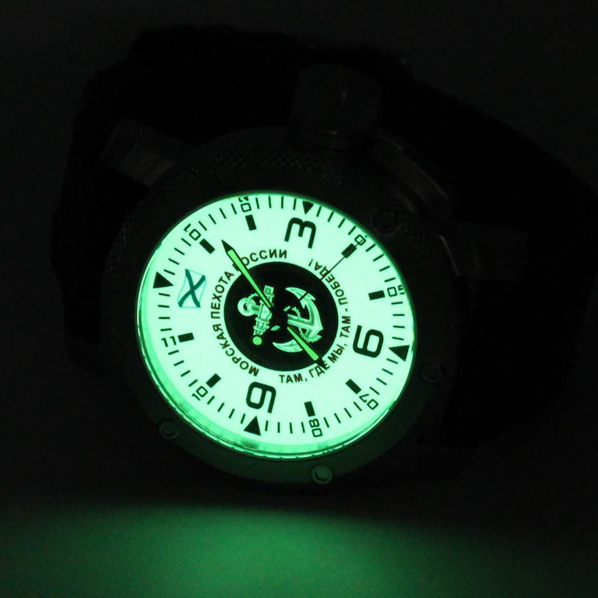 Часы Морская пехота России / там,где мы,там-победа! механизм Восток 2415.01