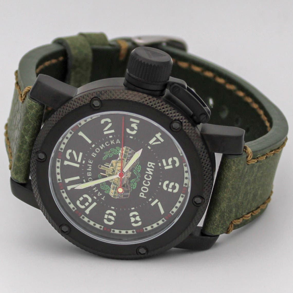 Часы Танковые войска РОССИЯ, механизм Восток 2415.01