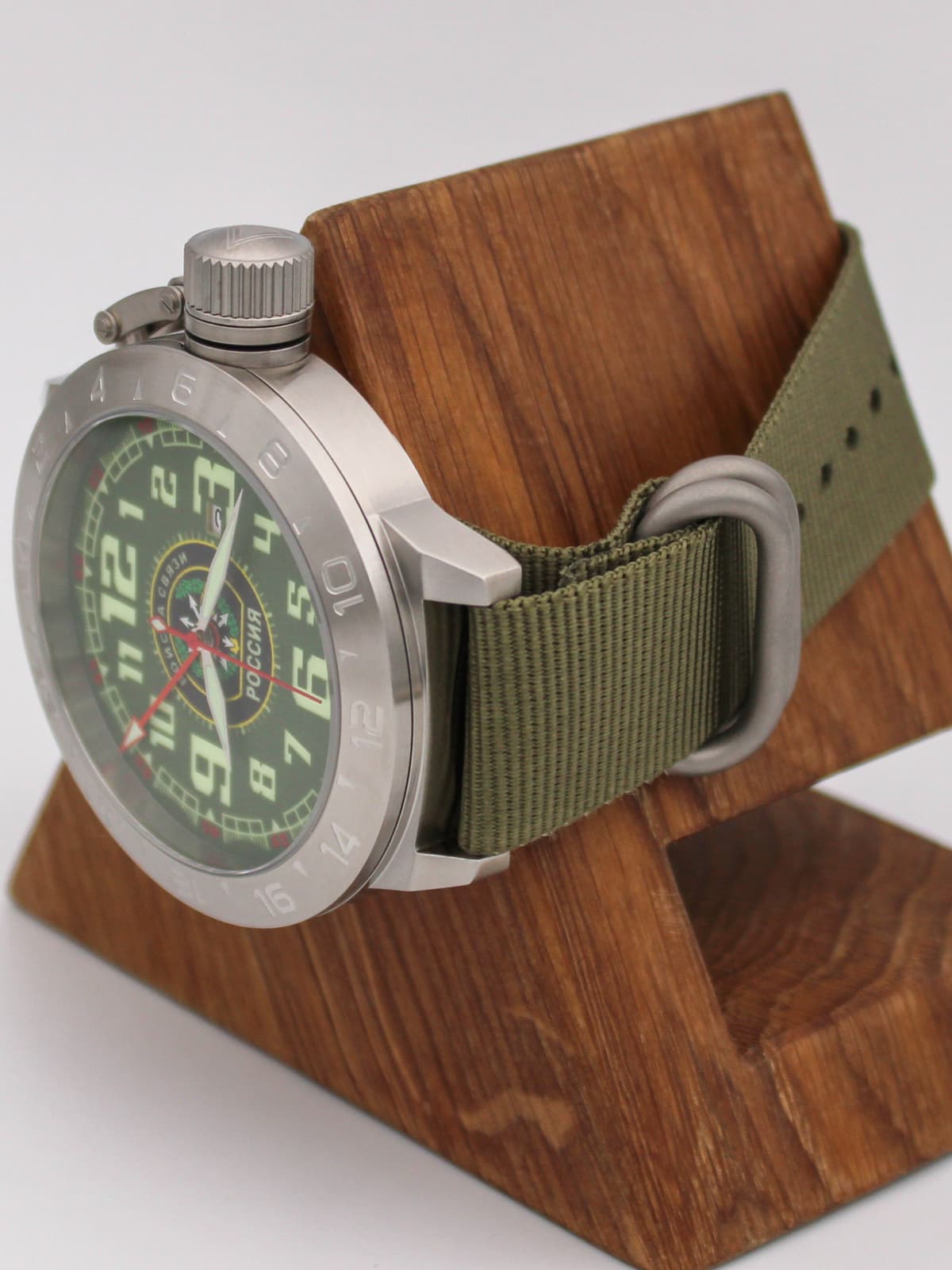 Часы Войска связи механические с автоподзаводом (Seiko NH34A) 52.198.21