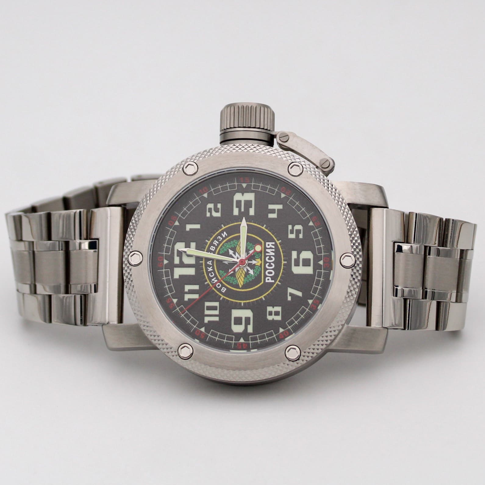 Часы ВОЙСКА СВЯЗИ РОССИИ, механизм Восток 2415.01