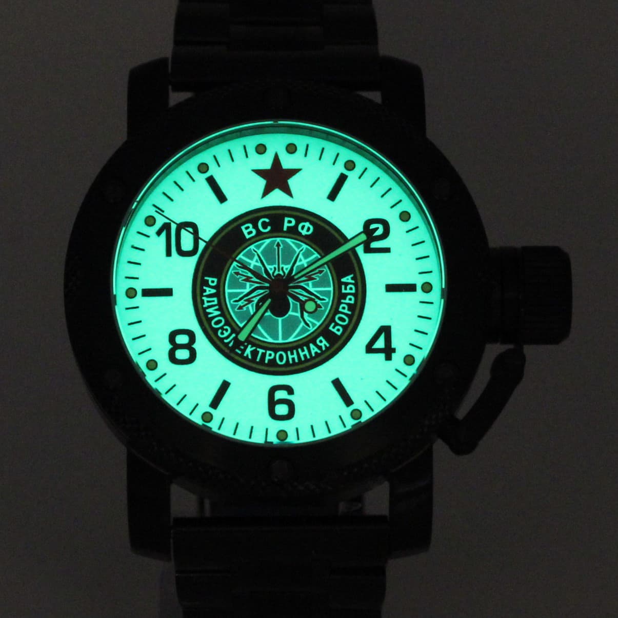 Часы РЭБ / ВС РФ Радиоэлектронная борьба, механизм Восток 2415.01
