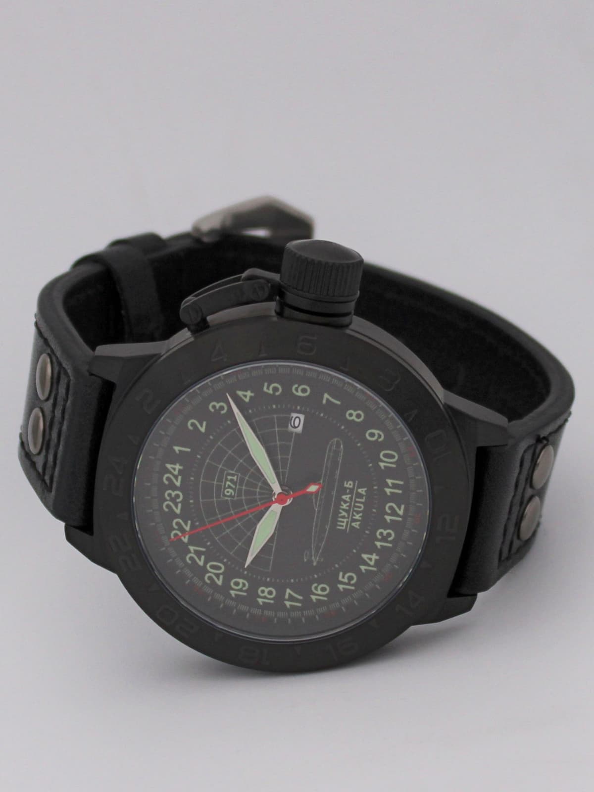 Часы 971 / Щука-Б (Akula) кварцевые (Ronda 515.24H) Q152.063.01