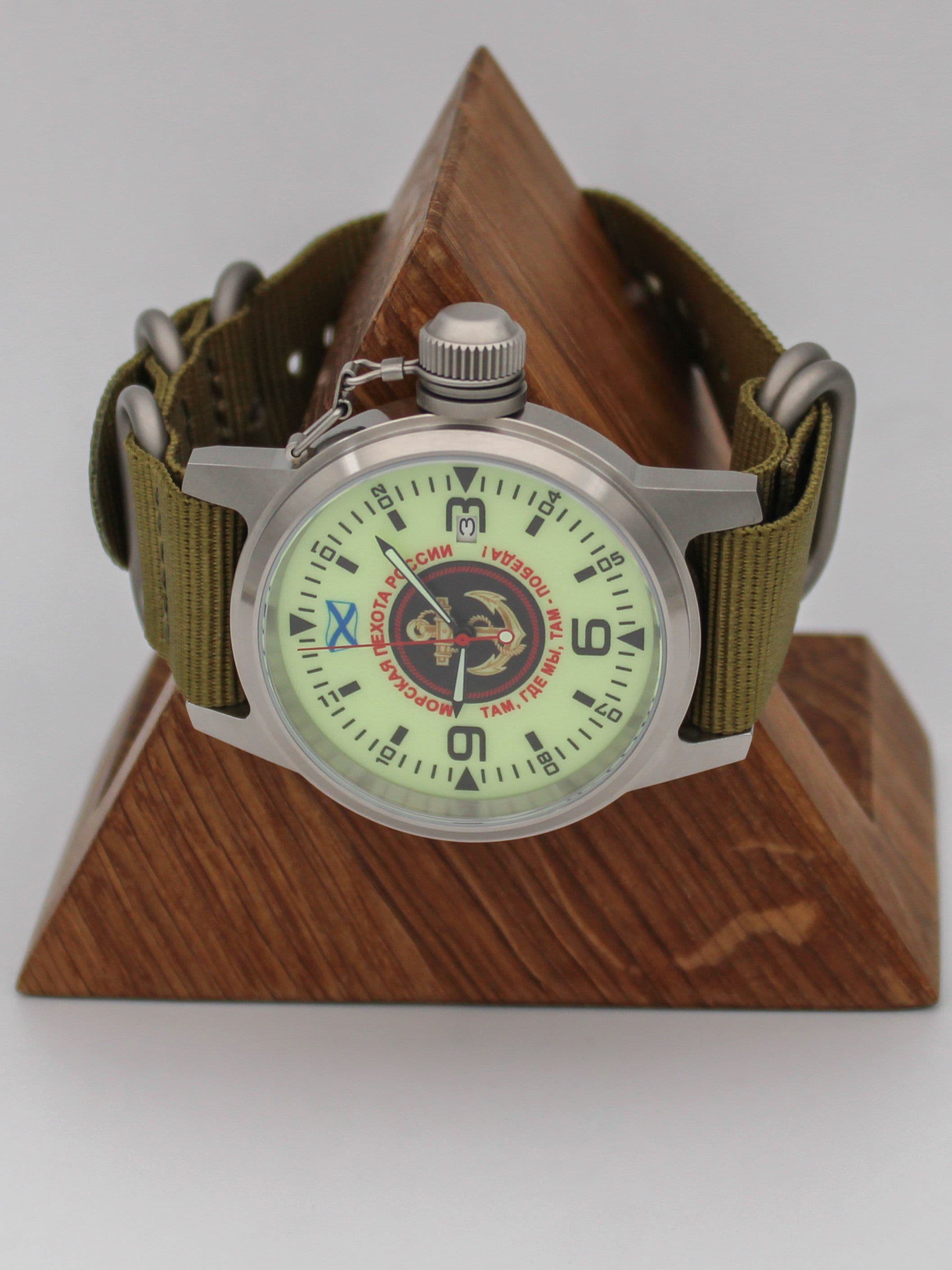 Часы Морская пехота механические с автоподзаводом (Seiko NH35A) 45.166.21