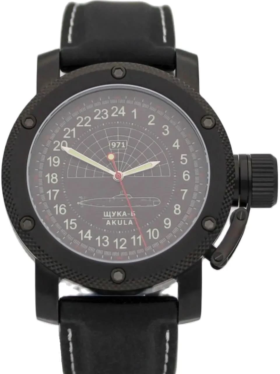 Часы 971 Щука-Б (Акула), механизм Восток 2415.01