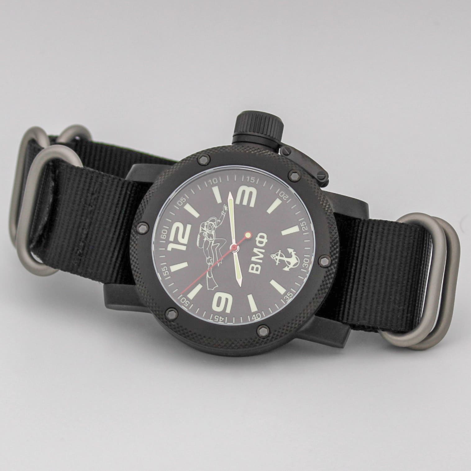 Часы ВМФ Боевой пловец, механизм Восток 2415.01