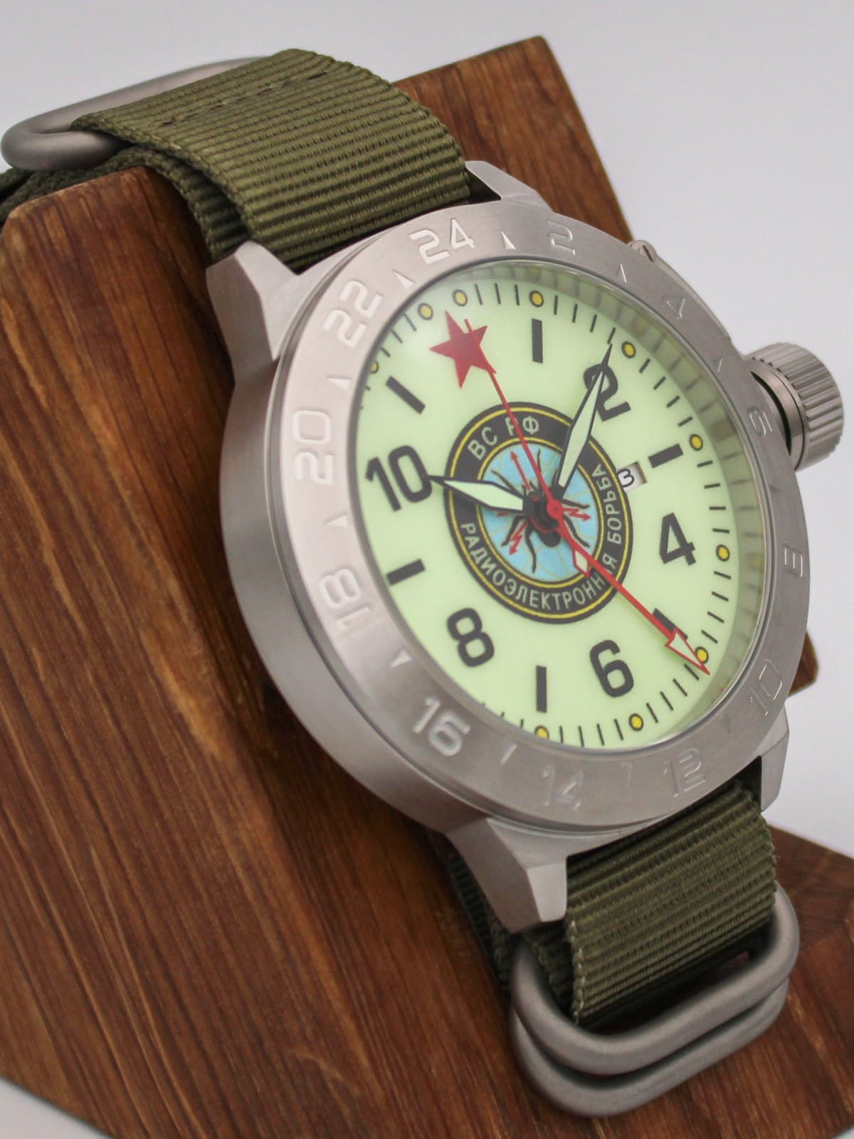 Часы Войска РЭБ механические с автоподзаводом (Seiko NH34A) 52.275.21