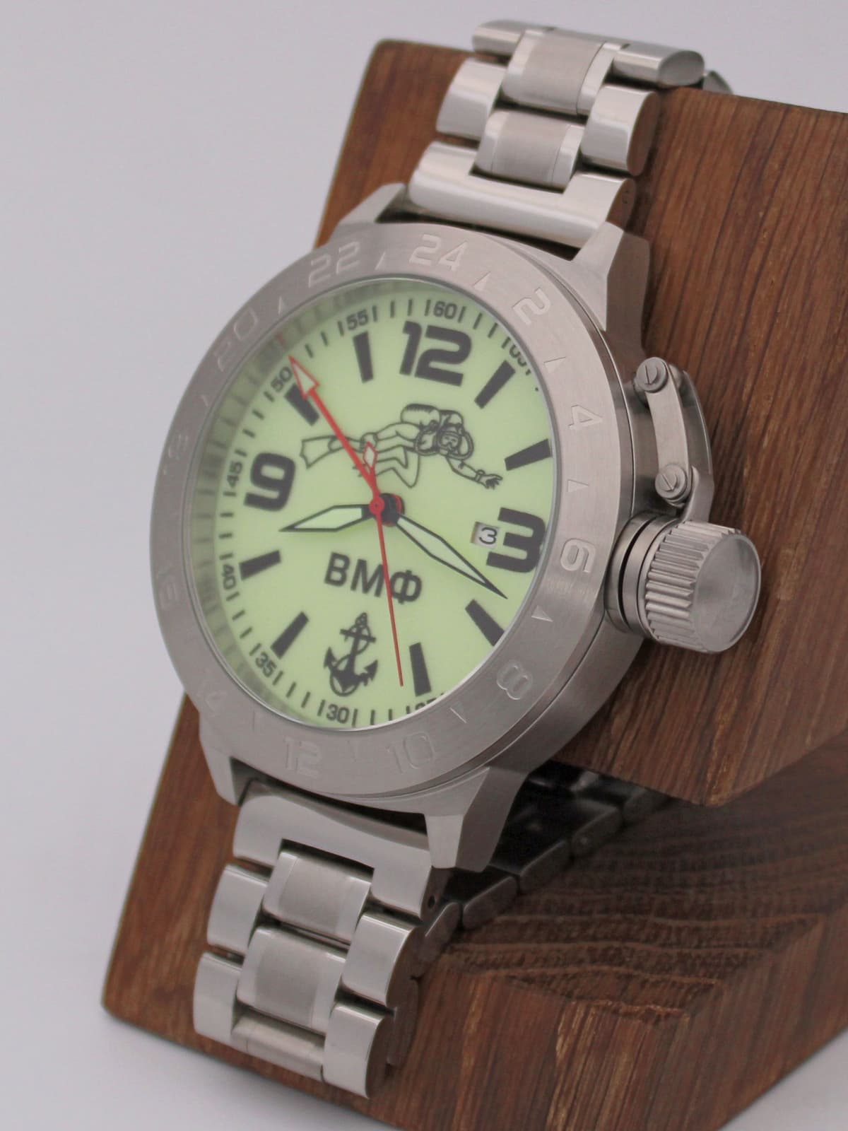 Часы ВМФ Боевой пловец механические с автоподзаводом (Seiko NH34A) 52.027.2