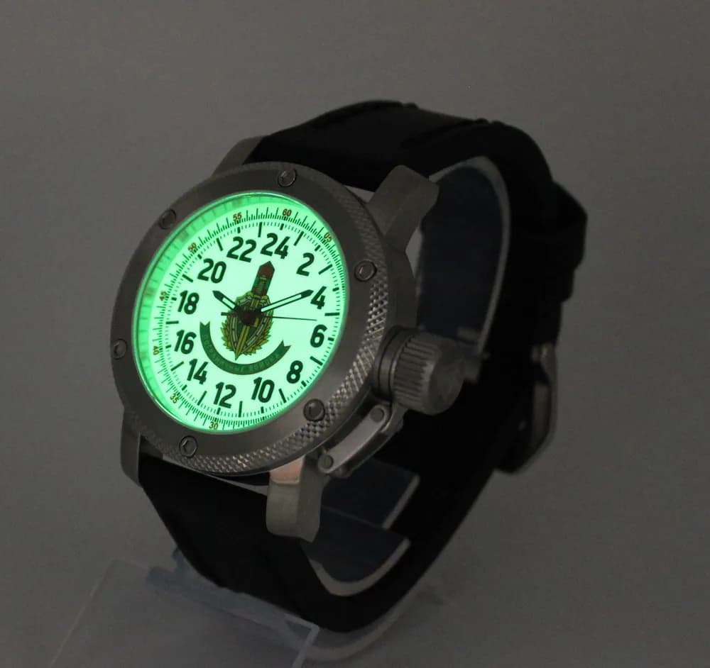 Часы наручные Погранвойска 173.01, механические, механизм Ракета 2623