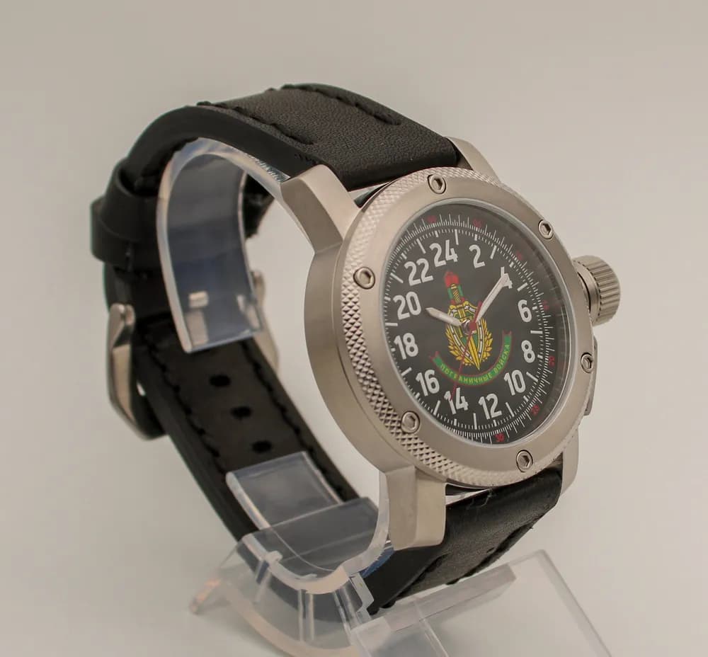 Часы наручные Погранвойска 1174.01  механические с автоподзаводом (сапфировое стекло), механизм Восток 2431.01