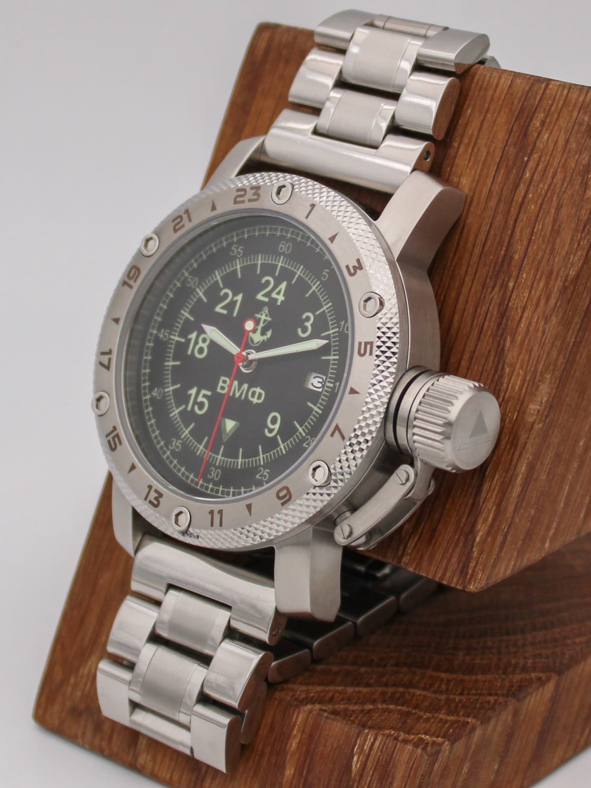 Часы ВМФ кварцевые (Ronda 515.24H) Q47.060.2