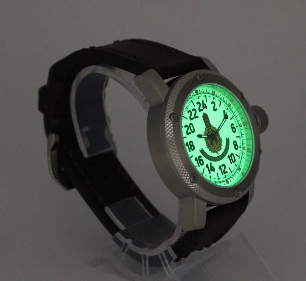 Часы наручные Погранвойска 173.02, механические, механизм Ракета 2623