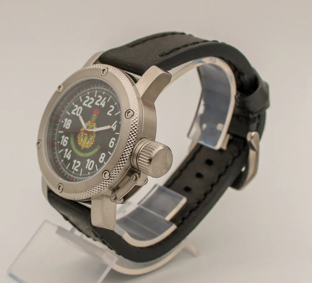 Часы наручные Погранвойска 174.01, механические, механизм Ракета 2623