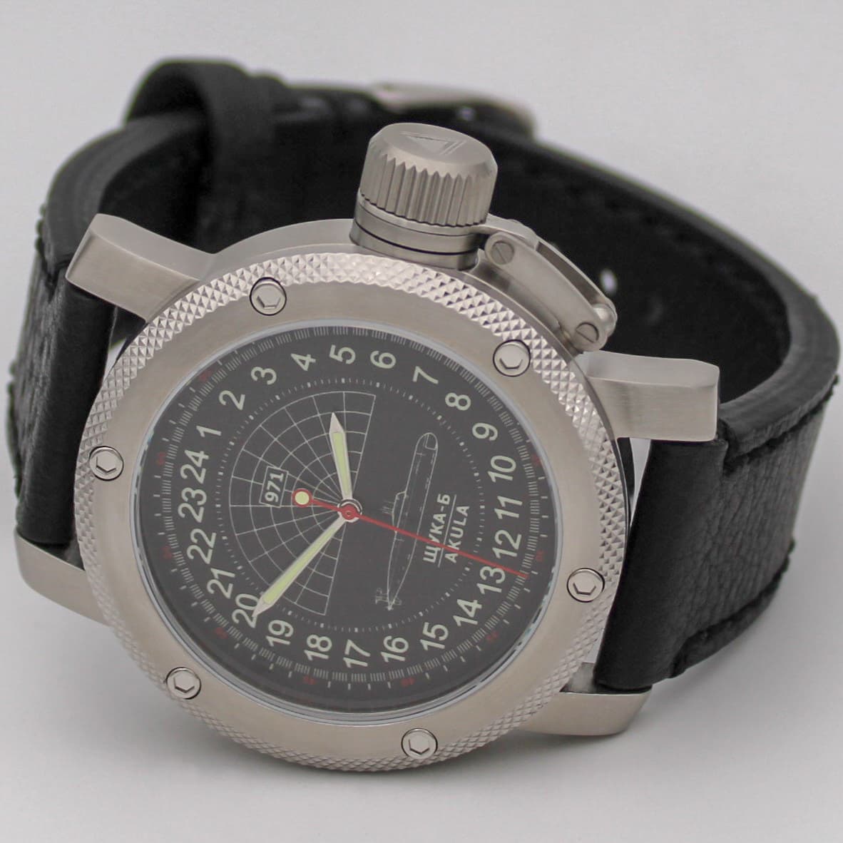 Часы 971 Щука-Б (Акула), механизм Восток 2415.01