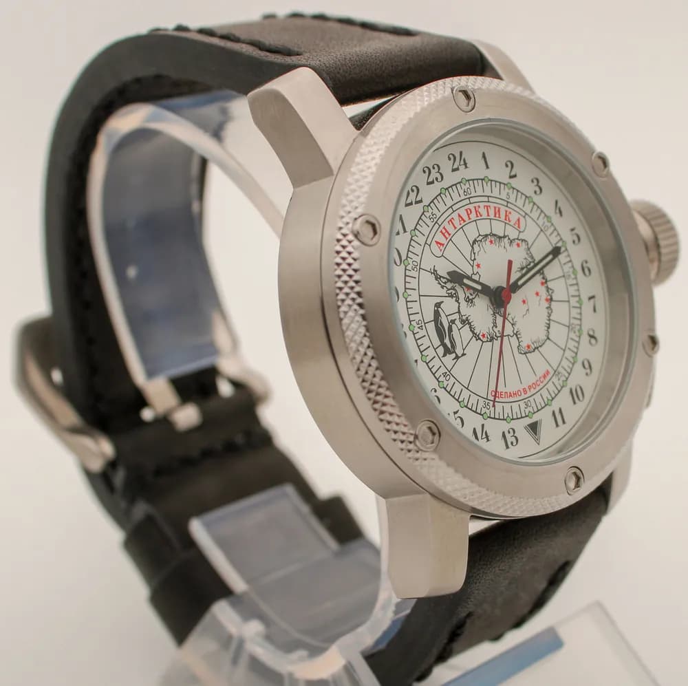 Часы Полярные / Антарктика 1136.01 механические с автоподзаводом (сапфировое стекло),  механизм Восток 2431
