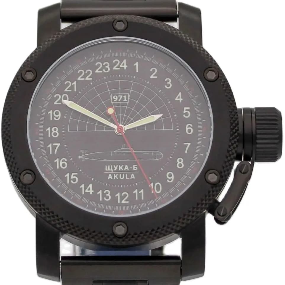 Часы 971 Щука-Б (Акула), механизм Восток 2415.01