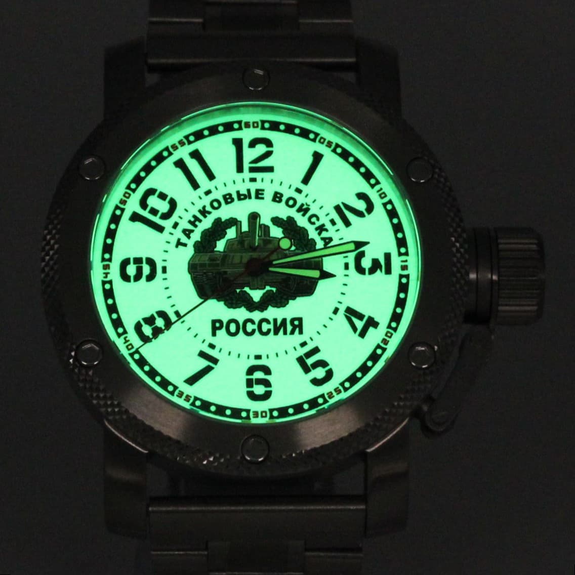 Часы Танковые войска РОССИЯ, механизм Восток 2415.01