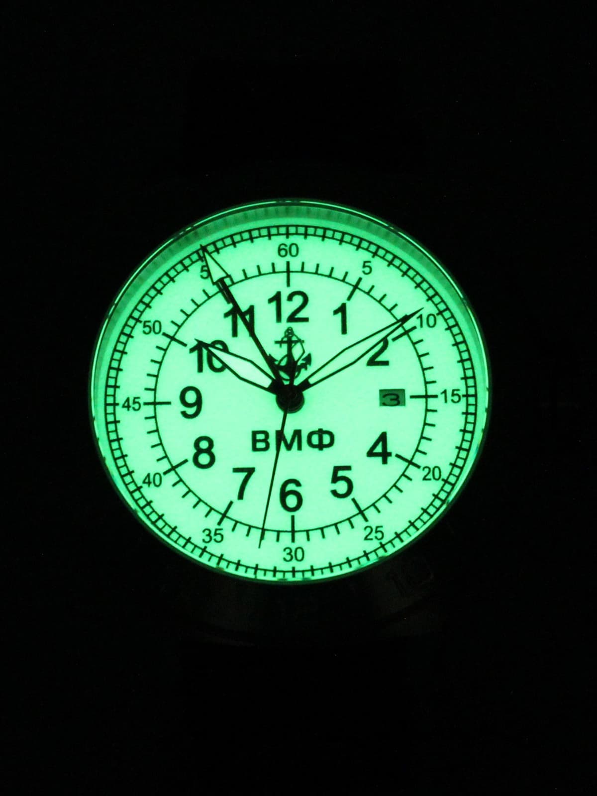 Часы ВМФ механические с автоподзаводом (Seiko NH34A) 52.320.2