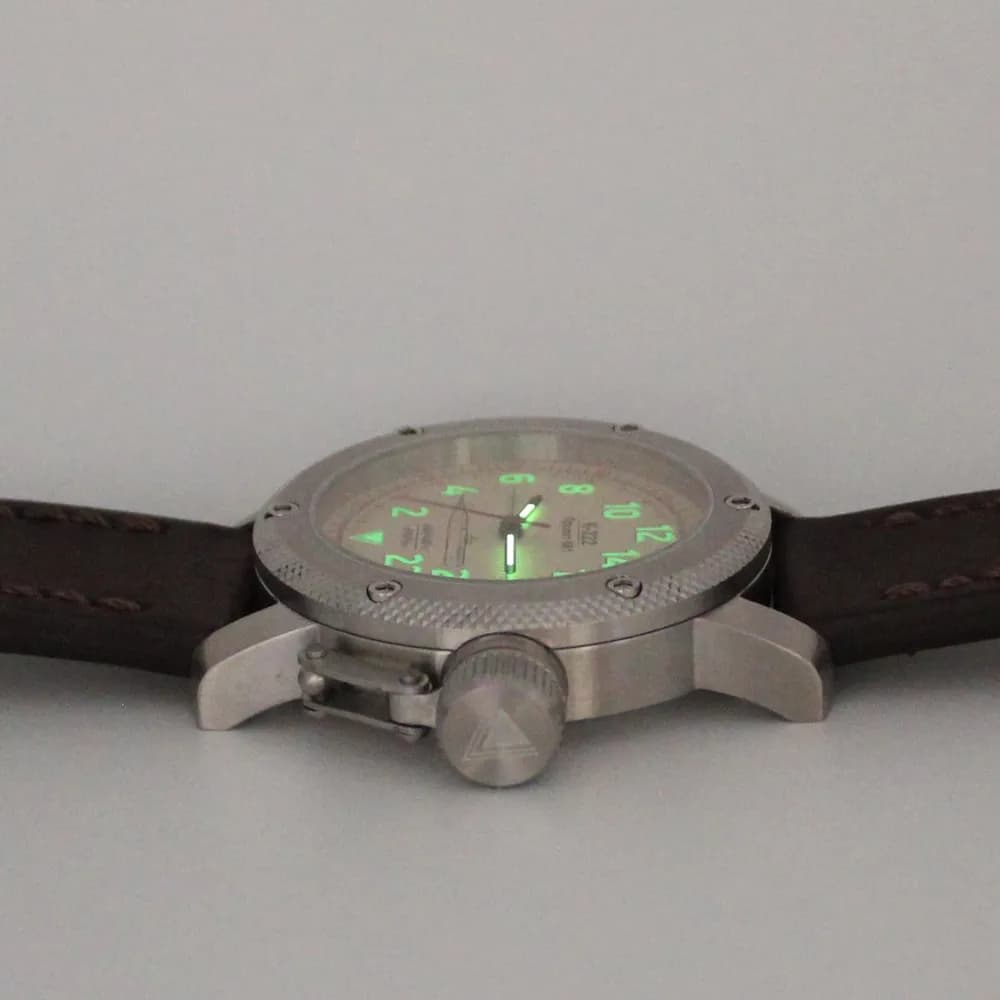 Часы К-222 / Анчар (Papa) механические с автоподзаводом (сапфировое стекло) 1032.02 механизм Восток 2431