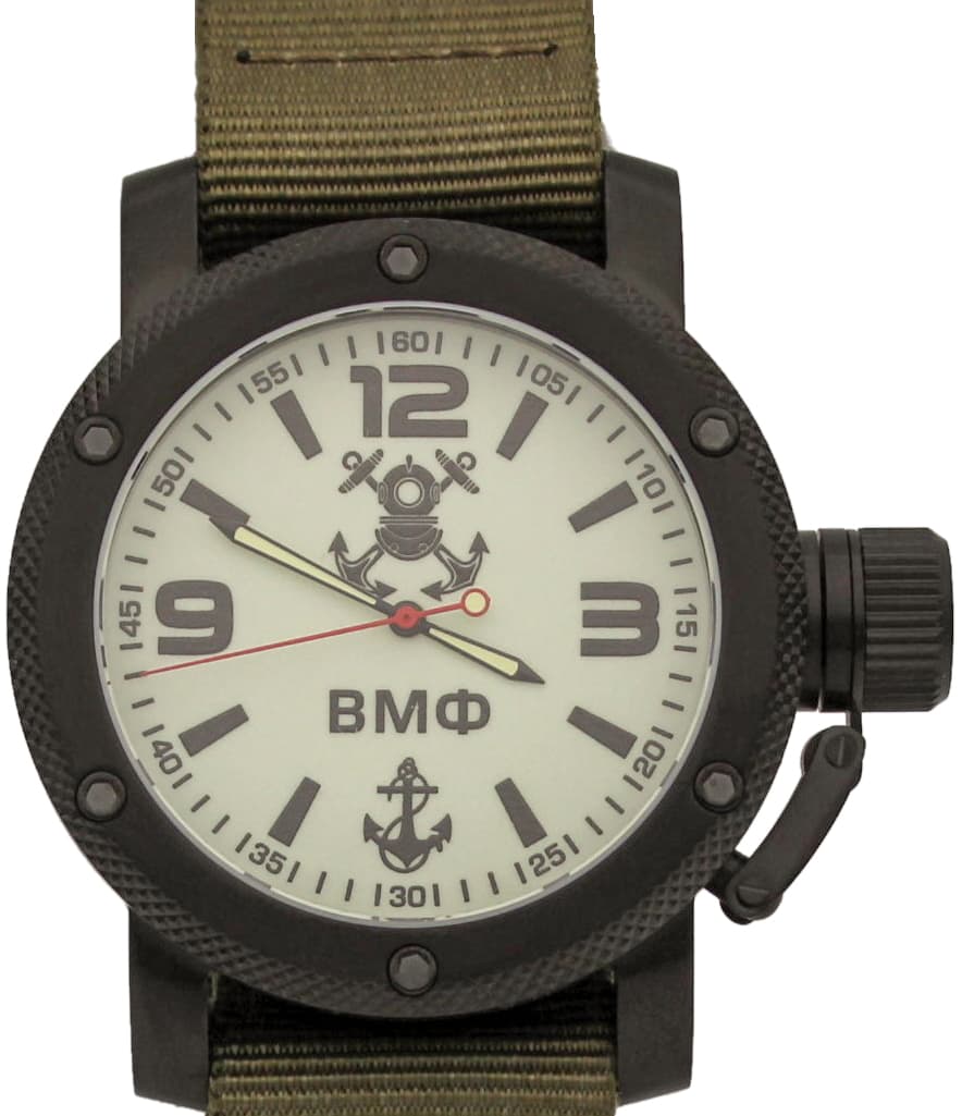 Часы ВМФ(с якорем) механизм Восток 2415.01