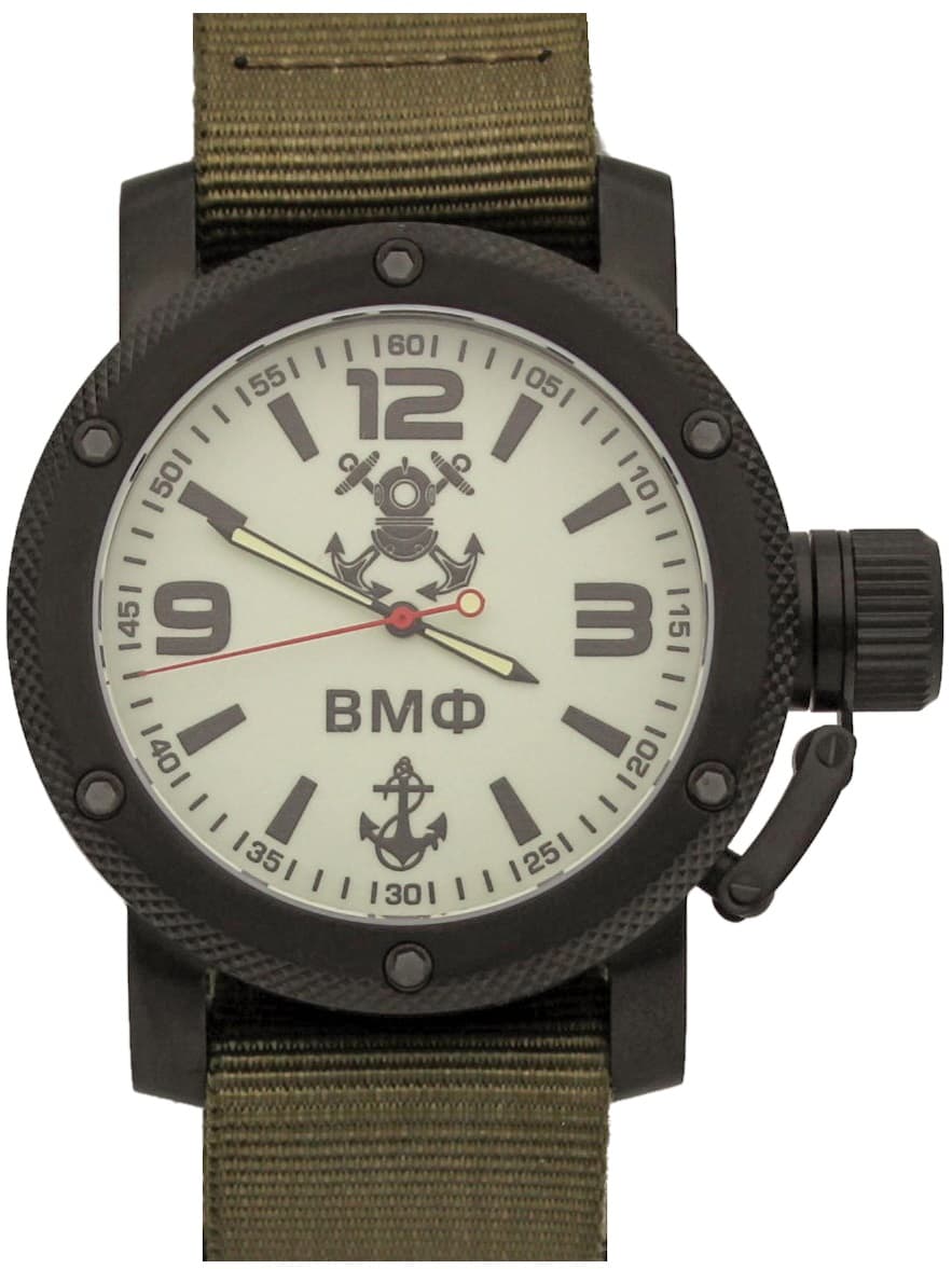 Часы ВМФ(с якорем) механизм Восток 2415.01