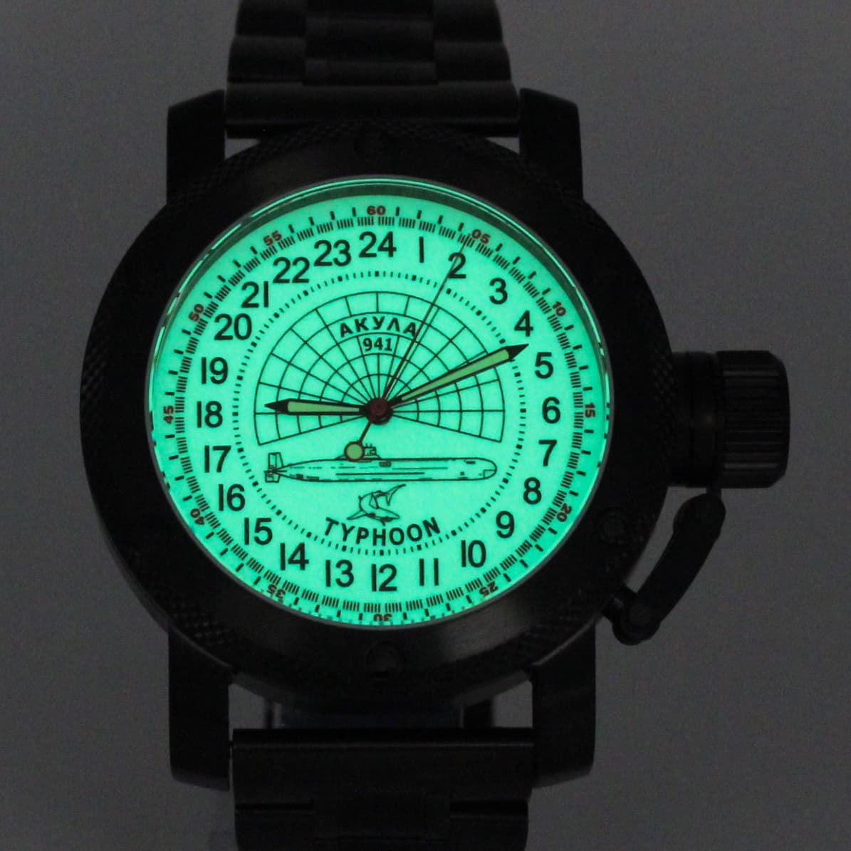 Часы 941 / Акула (Typhoon) механизм Восток 2431