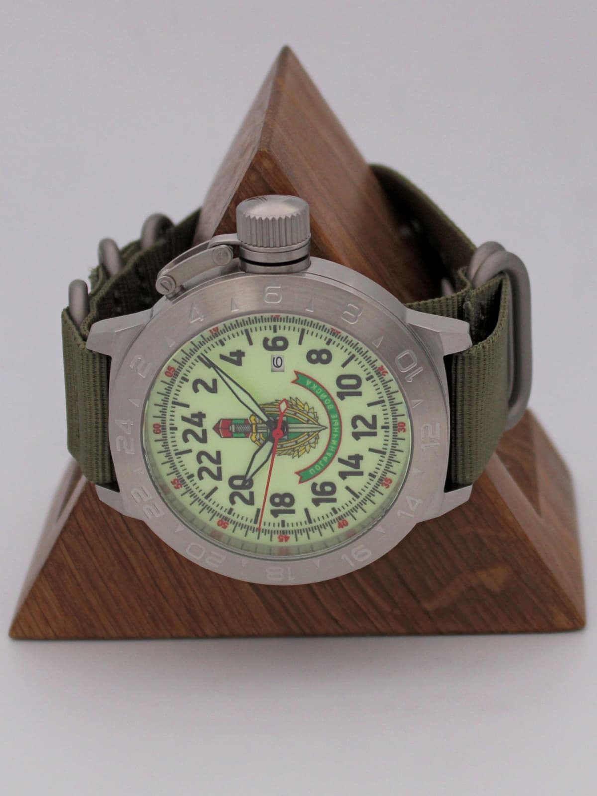 Часы Погранвойска механические с автоподзаводом (Seiko NH34A) 52.173.21