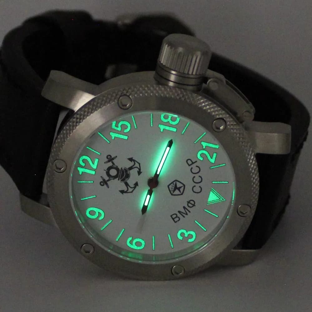 Часы ВМФ СССР механические 021.01 механизм Ракета 2623