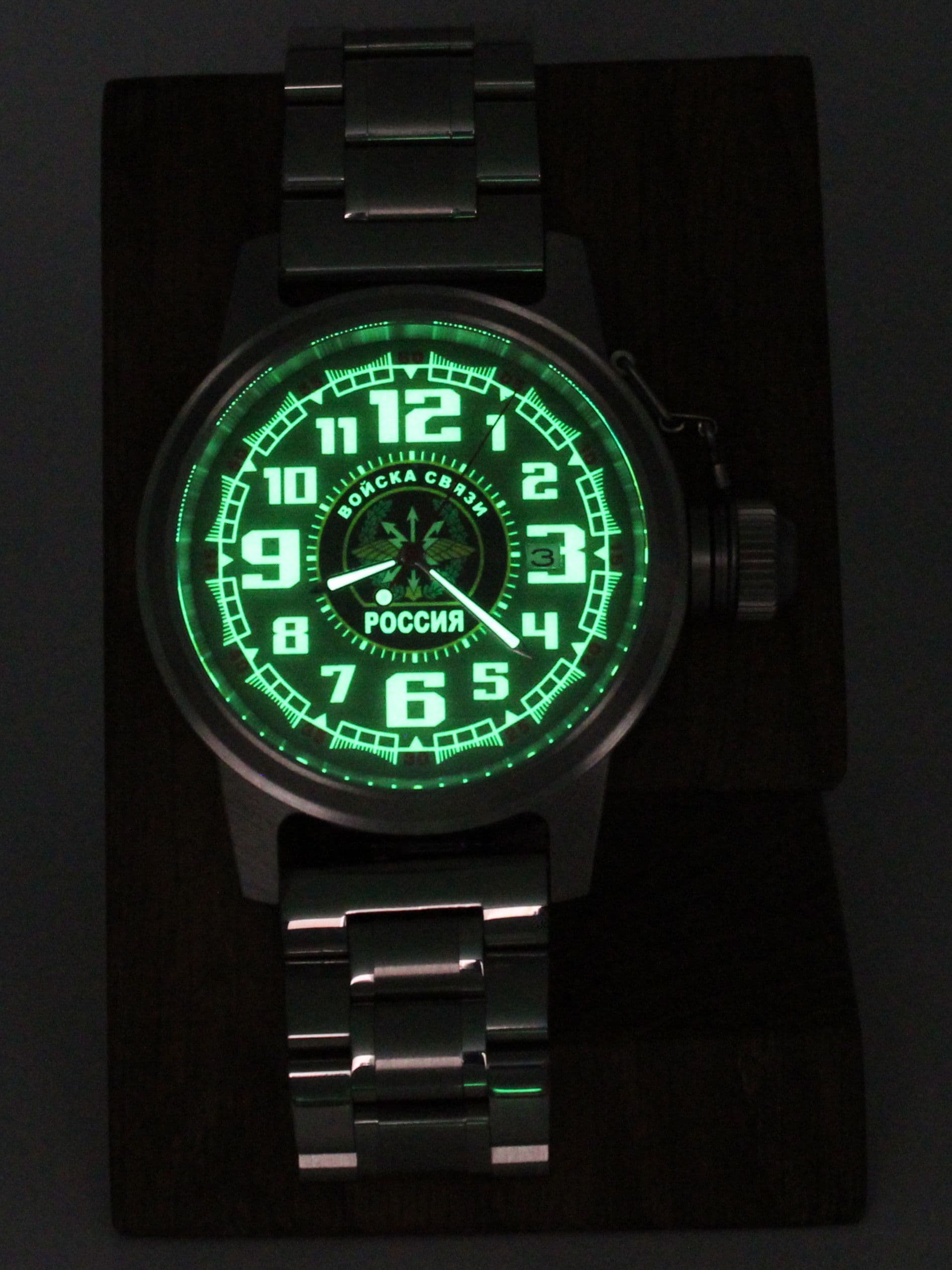 Часы Войска связи механические с автоподзаводом (Seiko NH35A) 45.198.2